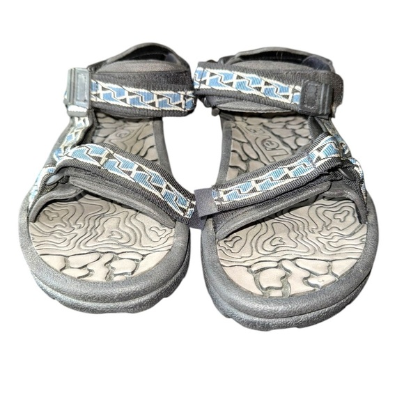 NEW TEVA Terra Fi 5 Universal Black Geotmetix blue black Sandals